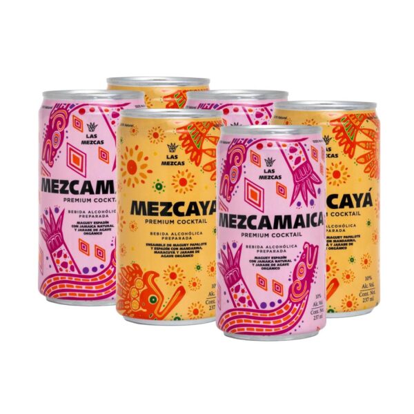 Bebida Alcohólica Las Mezcas Mezcamaica y Mezcayá 6x237ml