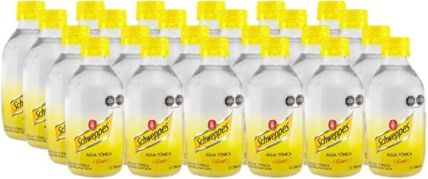 Schweppes, Agua Tónica 296 ml, Botella Vidrio (24 pack)