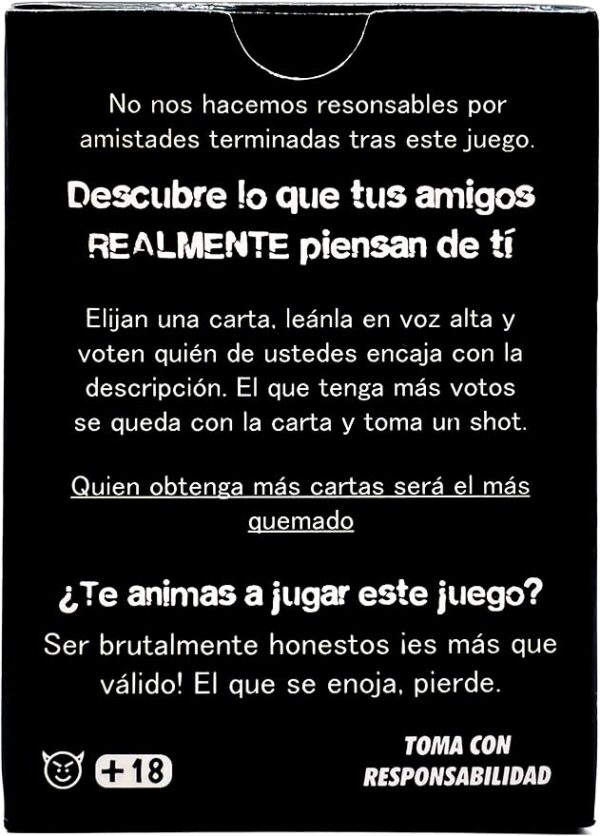 QUEMADOS - Juego para Beber de Cartas - Image 2